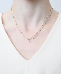 monshiro シルバーグラスネックレス(ススキネックレス)