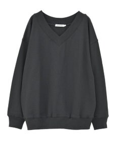 AMERICAN HOLIC Vネックワンポイントロゴスウェットプルオーバー