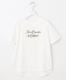 ANY SIS 箔プリントロゴ Tシャツ