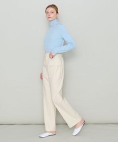 JOSEPH 【洗える】オーガニックツイル　ワイドトラウザーズ