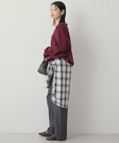 AMERICAN HOLIC Vネックワンポイントロゴスウェットプルオーバー