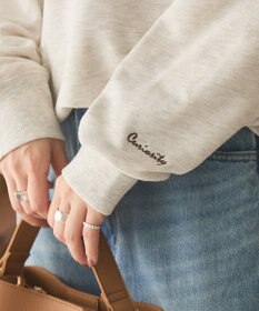 AMERICAN HOLIC Vネックワンポイントロゴスウェットプルオーバー