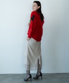 自由区 【カトリエムブーケ】Fleurs flottantes フラワーモチーフスカート