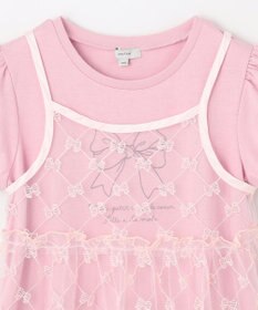 ANY KIDS チュールキャミソール付き ワンピース