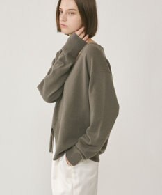 GRACE CONTINENTAL ウールVネックニットトップ
