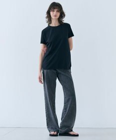 BEIGE， 【洗える】BROIS / コットンクルーネックTシャツ