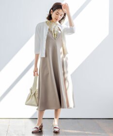 組曲 L 【WEB限定・2SET】フラワープリントアンサンブルニット