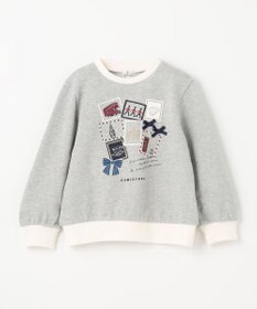 組曲 KIDS 【110-140cm】ロンドンスタンプ トレーナー