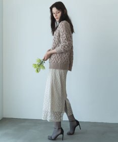 自由区 【カトリエムブーケ】Fleurs flottantes フラワーモチーフスカート