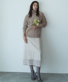 自由区 【カトリエムブーケ】Fleurs flottantes フラワーモチーフスカート