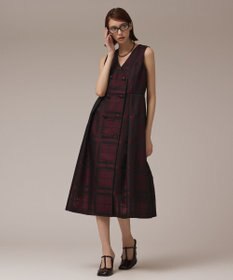 GRACE CONTINENTAL シャドーチェックワンピース