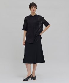 BEIGE， 【洗える】BAC / バンドカラーブラウス