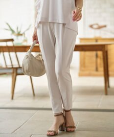 組曲 【接触冷感・吸湿冷感・UVカット】スタイルアップジャージー パンツ