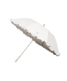 MOONBAT 【晴雨兼用折りたたみ日傘】ポール & ジョー (PAUL & JOE ACCESSOIRES) クリザンテームワンポイントフリル 一級遮光99.99% 遮熱 UV 晴雨兼用