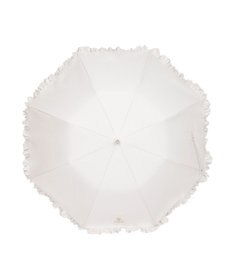 MOONBAT 【晴雨兼用折りたたみ日傘】ポール & ジョー (PAUL & JOE ACCESSOIRES) クリザンテームワンポイントフリル 一級遮光99.99% 遮熱 UV 晴雨兼用