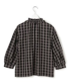 23区 【WEB&一部店舗限定】ブロックチェック フリル ブラウス