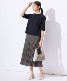 J.PRESS LADIES L 【洗える】ノルディス2wayジョーゼット プリーツ スカート