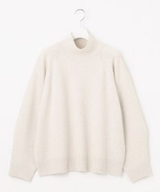 自由区 S ウールカシミヤブレンドスパンコールハイネック ニット