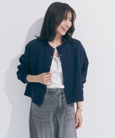 UNFILO L 【新色追加】BEAUTY FORM JERSEY スナップカーディガン