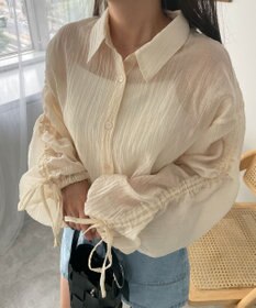 WEGO 楊柳シアードロストショートシャツ