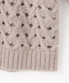 自由区 【カトリエムブーケ】Paillette mix スパンコールプルオーバーニット