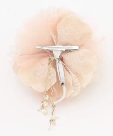 ANY SIS 【チャーム付き】エアリーフラワー コサージュ