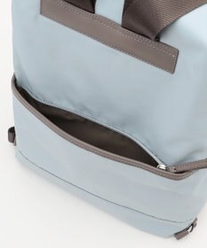 Y'SACCS ナイロン×リサイクルレザー　コンビマルチリュック