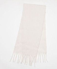 WEGO 【マフラー/ユニセックス着用】ワイドフリンジストール