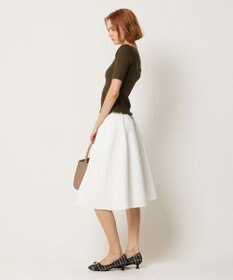 TOCCA 【WEB限定カラーあり】【消臭・洗える】RIBBON LABYRINTH JACQUARDスカート