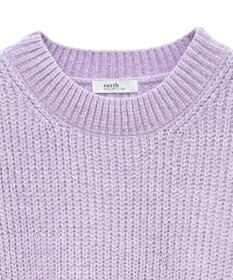 earth music&ecology シャイニーベロアチュニック