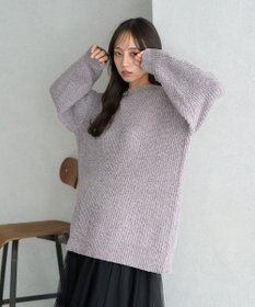 earth music&ecology シャイニーベロアチュニック