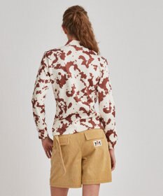 PW CIRCULUS 【ストレッチ / 快適 / 一枚でサマになる】【WOMEN】NEW PINTO柄ロングスリーブモック T