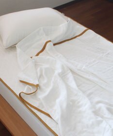 京和晒綿紗 ガーゼケット　白5重合わせ