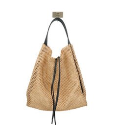 INTER-CHAUSSURES 【CHRISTIAN VILLA】レザーハンドルメッシュバッグ