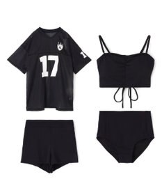 San-ai Resort（三愛水着楽園） WEB限定メッシュTシャツブラトップ4点セット水着
