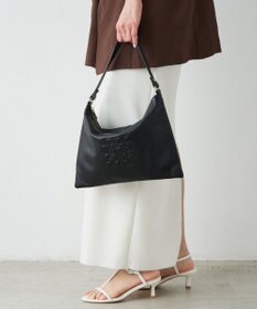 russet エンボスモノグラムショルダーバッグ(CE-1547)