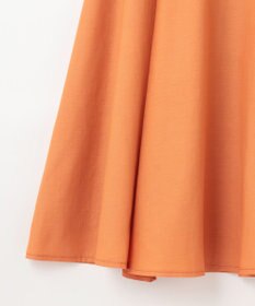 GRACE CONTINENTAL リネンタッチタックフレアスカート