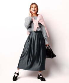 UNFILO スポンジニット ディープネック