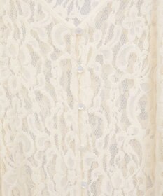 earth music&ecology 起毛レースレイヤードキャミワンピース