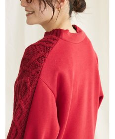 CRAFT STANDARD BOUTIQUE ケーブルニットドッキングスウェット