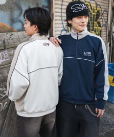 WEGO 【ユニセックス着用ITEM/MLサイズ展開】パイピングトラックジャケット