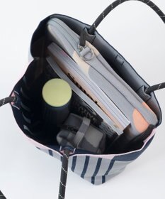 TRICOTE 【PC／A4サイズ】ストライプニットtote bag