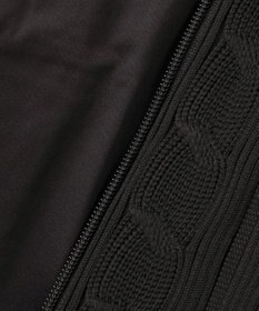 23区GOLF 【MEN】ケーブルジップアップカーディガン　防風裏地付き