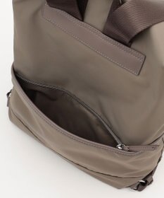 Y'SACCS ナイロン×リサイクルレザー　コンビマルチリュック