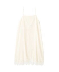 YECCA VECCA レースサテンキャミチュニック