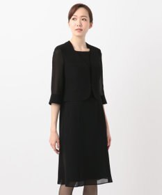 自由区 FORMAL 【洗える/着心地楽々】セオプラスエス ウォッシャブル ワンピース