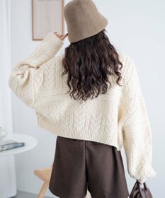 WEGO ケーブルショートニット