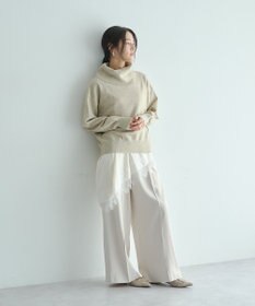 YECCA VECCA レースサテンキャミチュニック