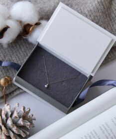 Phoebe 【K10】ジュエルラックネックレス　パール/6月誕生石/天然石/全長:40cm