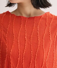 Green Parks ５分袖表面感カットプルオーバー